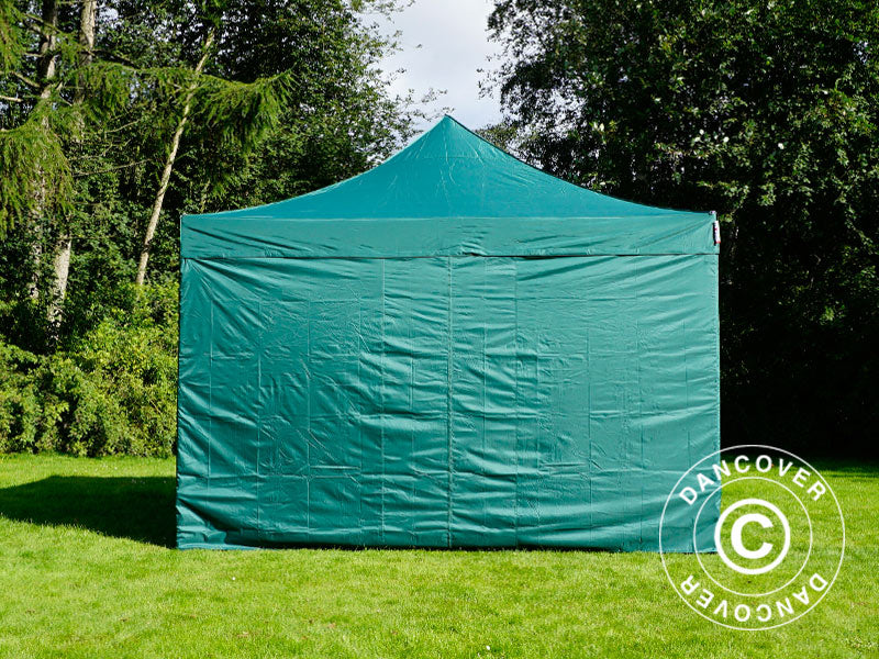 Pop up gazebo FleXtents PRO 4x4 m Green, incl. 4 sidewalls