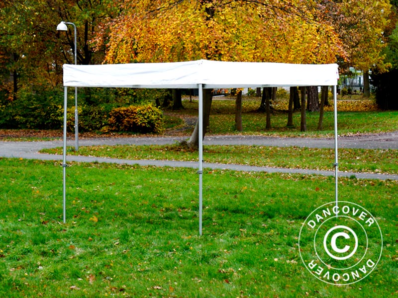 Pop up gazebo FleXtents® Xtreme 50 Exhibition 3x3 m, White, Flame Retardant