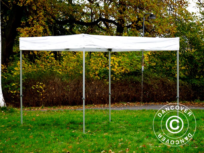 Pop up gazebo FleXtents® Xtreme 50 Exhibition 3x3 m, White, Flame Retardant