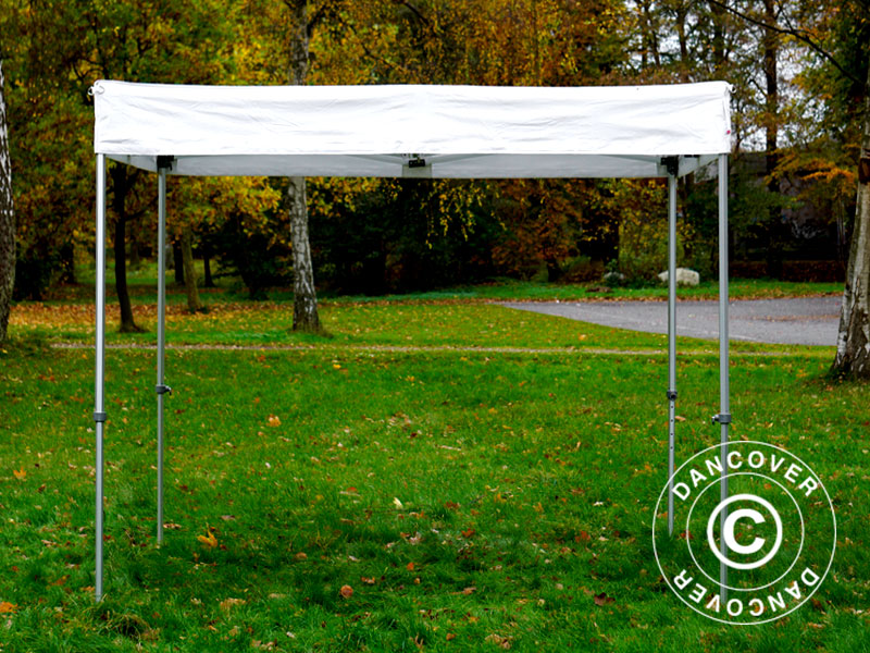 Pop up gazebo FleXtents® Xtreme 50 Exhibition w/sidewalls, 3x3 m, White, Flame Retardant