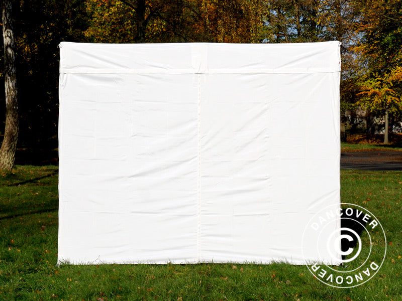 Pop up gazebo FleXtents® Xtreme 50 Exhibition w/sidewalls, 3x3 m, White, Flame Retardant