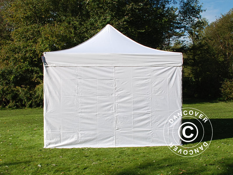 Pop up gazebo FleXtents PRO 4x4 m White, Flame retardant, incl. 4 sidewalls