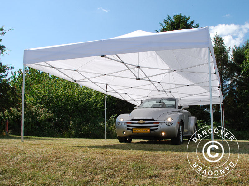 Pop up gazebo FleXtents PRO 4x8 m White, Flame retardant, incl. 6 sidewalls