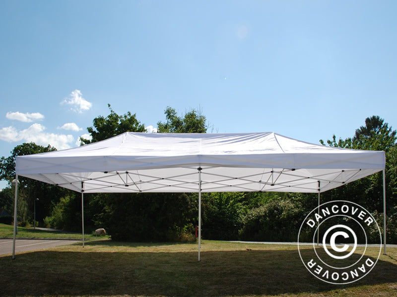 Pop up gazebo FleXtents Xtreme 50 4x8 m White, Flame retardant, incl. 6 sidewalls