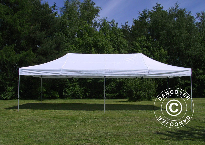 Pop up gazebo FleXtents Xtreme 50 4x8 m White, Flame retardant, incl. 6 sidewalls