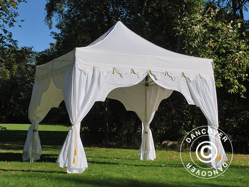 Pop up gazebo FleXtents PRO "Raj" 3x3 m White/Gold