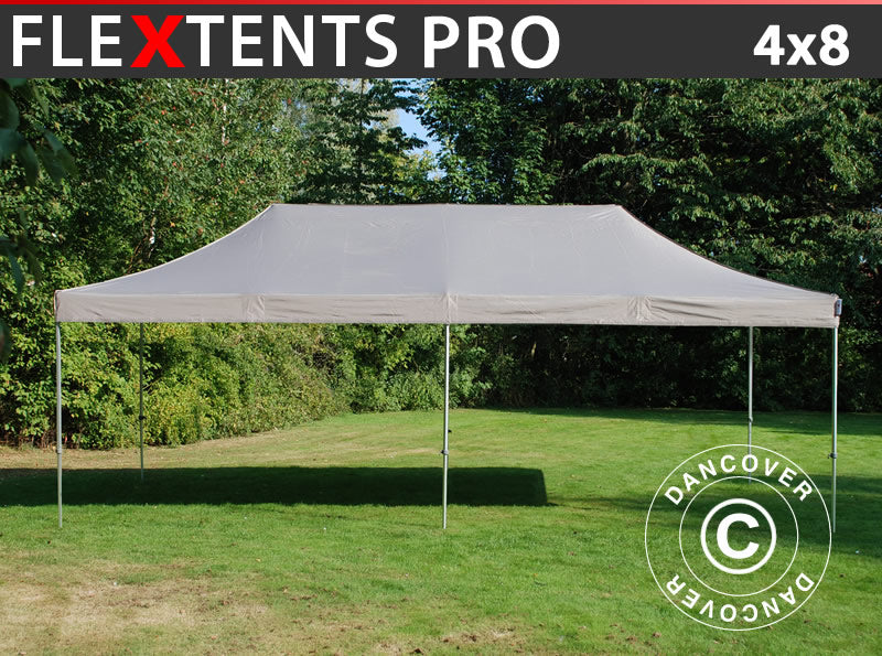 Pop up gazebo FleXtents PRO 4x8 m Latte