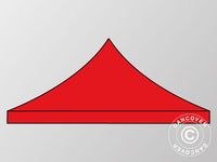 Roof cover for Pop up gazebo FleXtents 4x6 m, Red