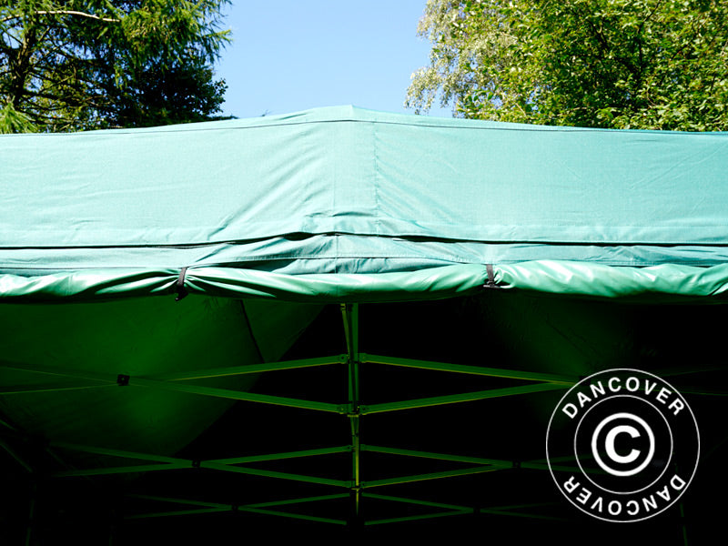 Pop up gazebo FleXtents PRO 4x6 m Green, incl. 8 sidewalls