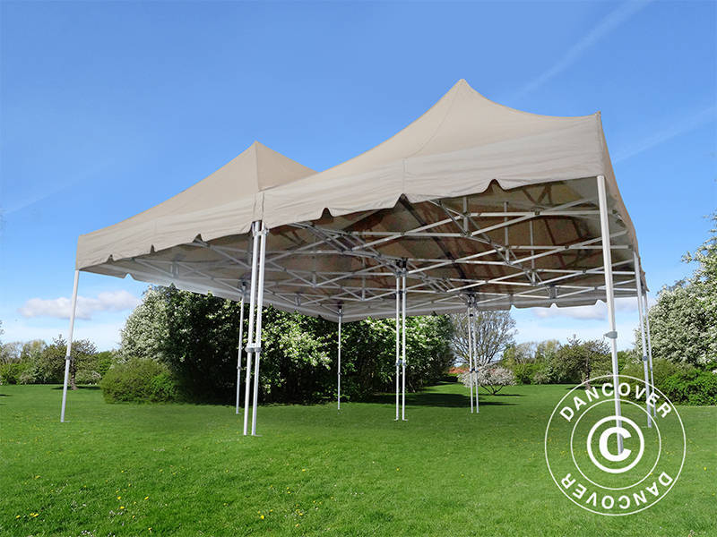 Pop up gazebo FleXtents PRO Peak Pagoda 6x6 m, Latte