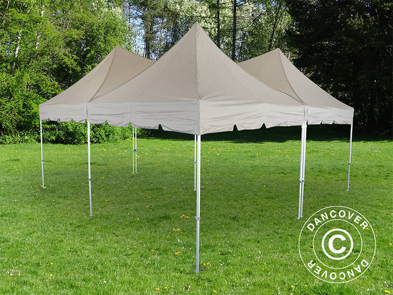 Pop up gazebo FleXtents PRO Peak Pagoda 6x6 m, Latte