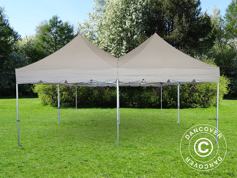 Pop up gazebo FleXtents PRO Peak Pagoda 6x6 m, Latte