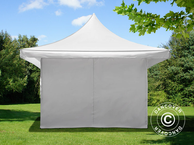 Pop up gazebo FleXtents Pagoda Xtreme 50 4x4 m / (5x5 m) White, incl. 4 sidewalls