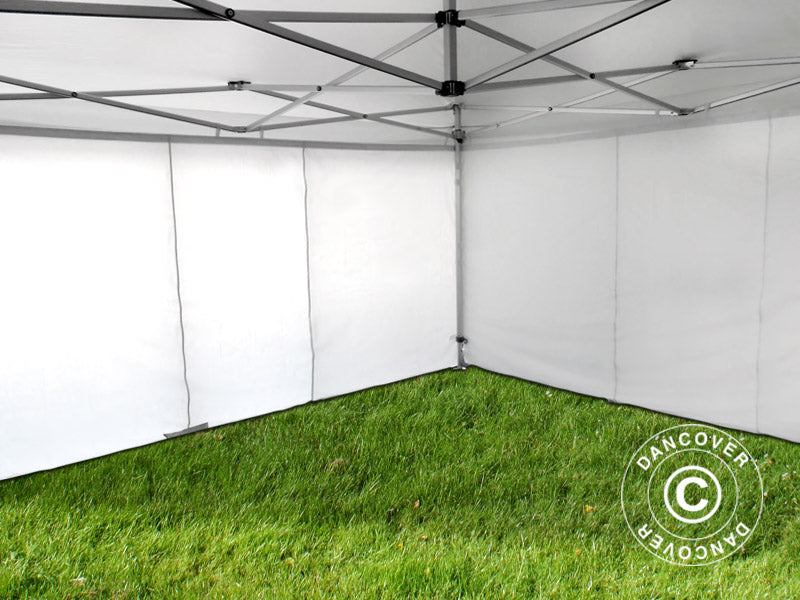 Pop up gazebo FleXtents Pagoda Xtreme 50 4x4 m / (5x5 m) White, incl. 4 sidewalls