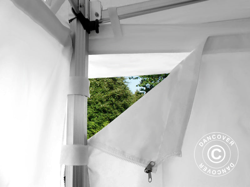 Pop up gazebo FleXtents Pagoda Xtreme 50 4x4 m / (5x5 m) White, incl. 4 sidewalls