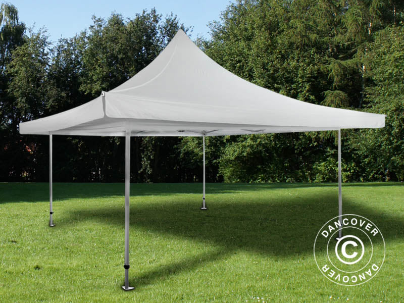 Pop up gazebo FleXtents Pagoda Xtreme 50 4x4 m / (5x5 m) White, incl. 4 sidewalls