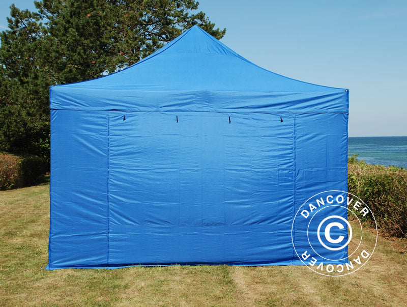 Pop up gazebo FleXtents Xtreme 50 4x6 m Blue, incl. 8 sidewalls