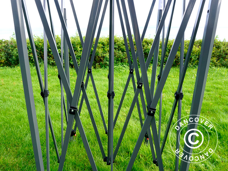 Steel frame for pop up gazebo FleXtents Steel 4x6 m, 8 legs, 40 mm