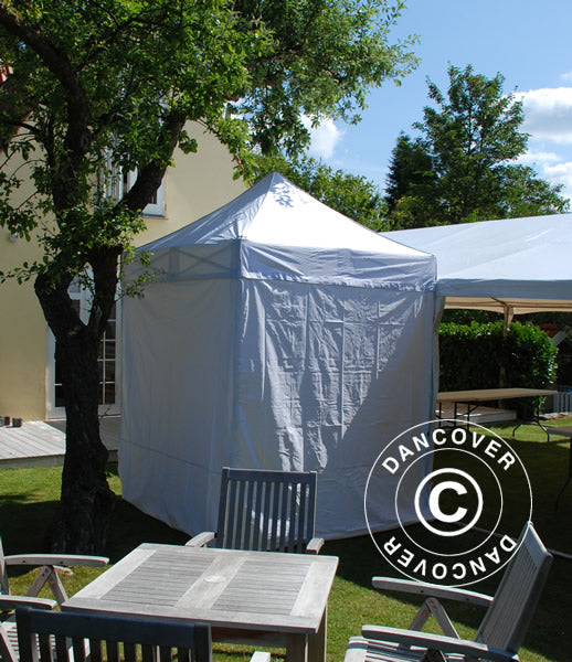 Pop up gazebo FleXtents Basic v.2, 2x2 m White, incl. 4 sidewalls