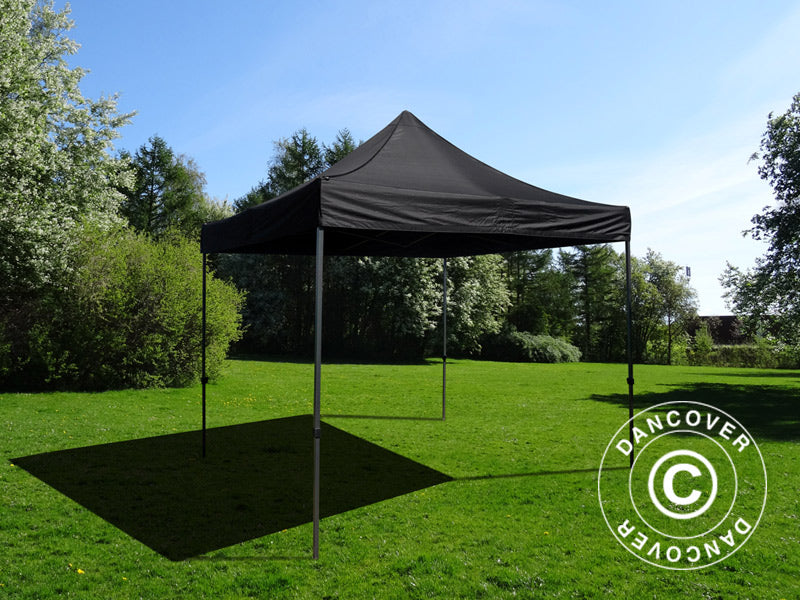 Pop up gazebo FleXtents Basic v.3, 3x3 m Black
