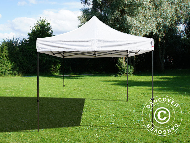 Pop up gazebo FleXtents Basic v.3, 3x3 m White, incl. 4 sidewalls
