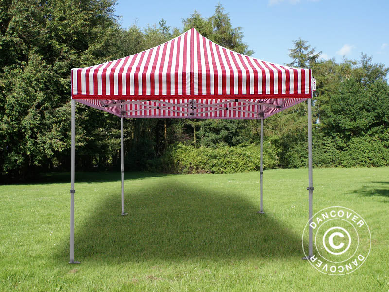 Pop up gazebo FleXtents PRO Steel 3x3 m Striped