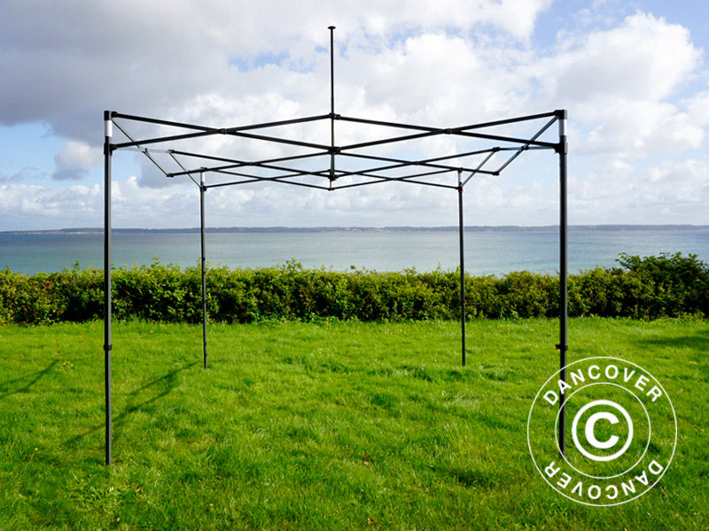 Pop up gazebo FleXtents PRO Steel 3x3 m Silver, incl. 4 sidewalls