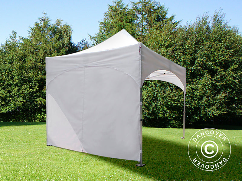 Pop up gazebo FleXtents PRO Steel "Arched" 3x3 m White, incl. 4 sidewalls