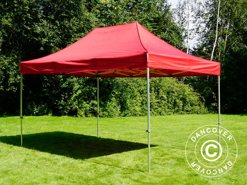 Pop up gazebo FleXtents PRO Steel 3x4.5 m, Red