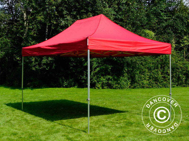 Pop up gazebo FleXtents PRO Steel 3x4.5 m, Red
