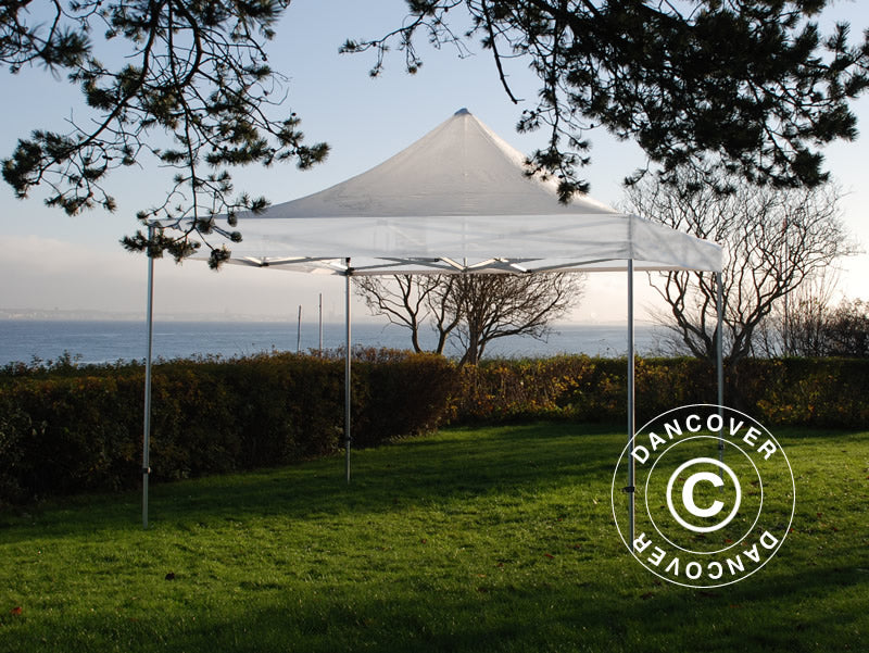 Pop up gazebo FleXtents PRO Steel 4x4 m Clear
