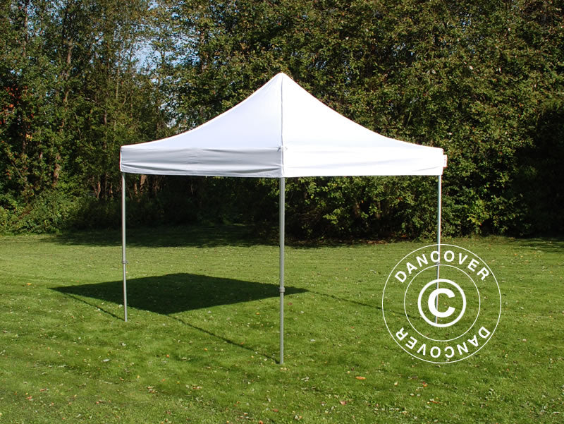 Pop up gazebo FleXtents Steel 3x3 m White, incl. 4 sidewalls