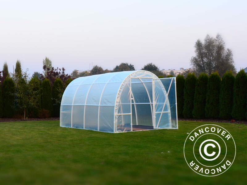 Polytunnel Greenhouse 130, 2.2x3x1.9 m, 6.6 m², Transparent