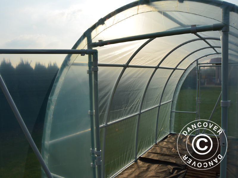 Polytunnel Greenhouse 130, 2.2x3x1.9 m, 6.6 m², Transparent