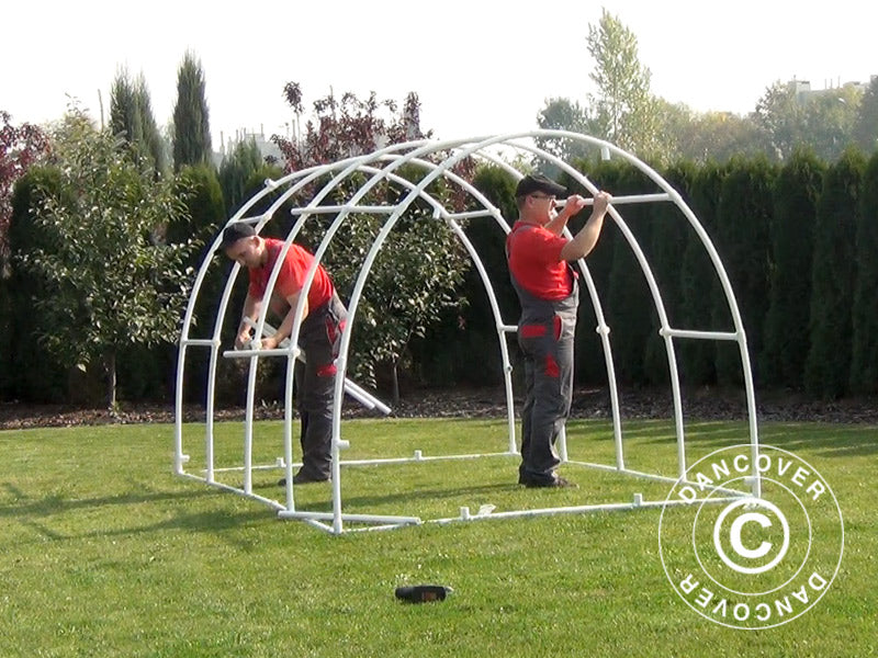 Polytunnel Greenhouse 130, 2.2x3x1.9 m, 6.6 m², Transparent