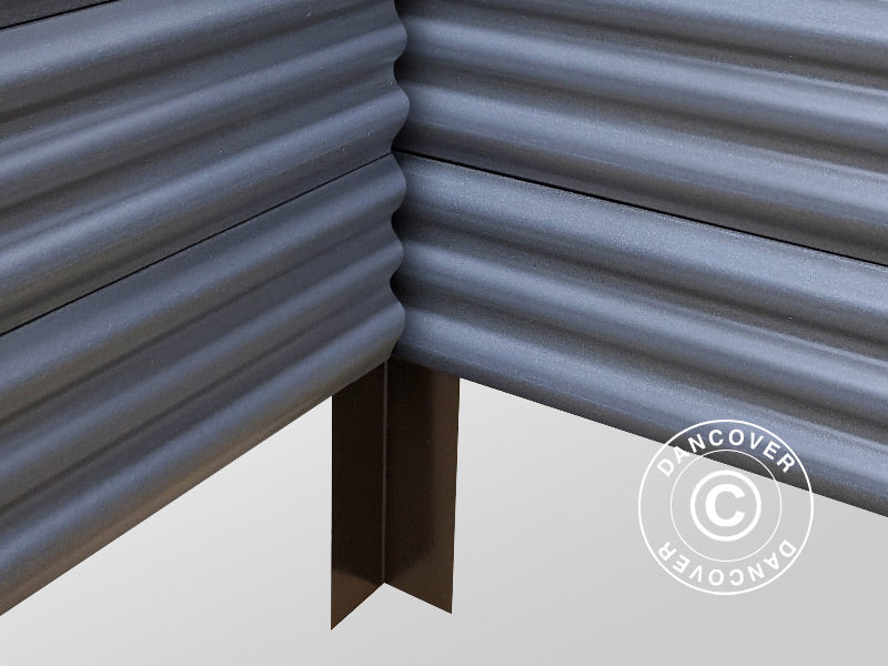 Raised Garden Bed, 0.75x1.5x0.3 m, Brown ONLY 1 PCS. LEFT