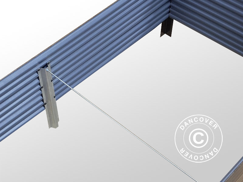 Raised Garden Bed, 0.75x1.5x0.3 m, Brown ONLY 1 PCS. LEFT