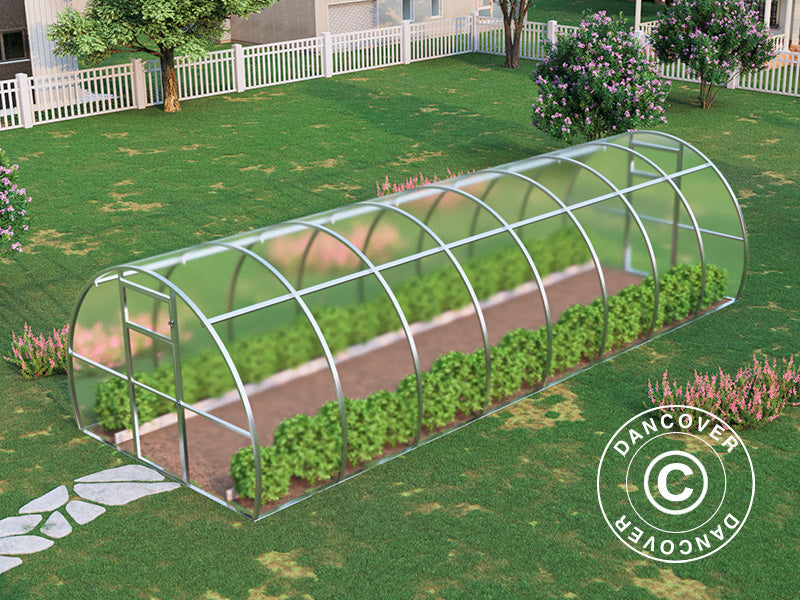 Greenhouse polycarbonate, Strong NOVA 24 m², 3x8 m, Silver