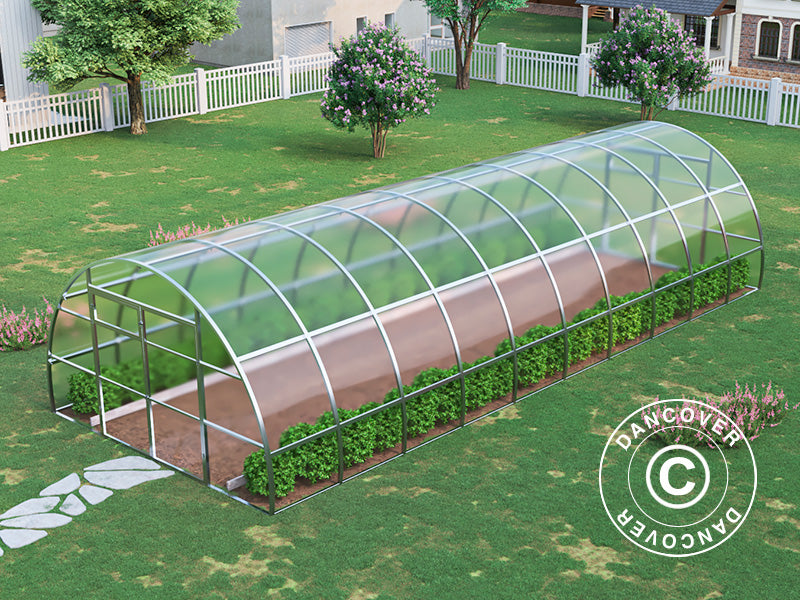 Greenhouse polycarbonate, Strong NOVA 40 m², 4x10 m, Silver