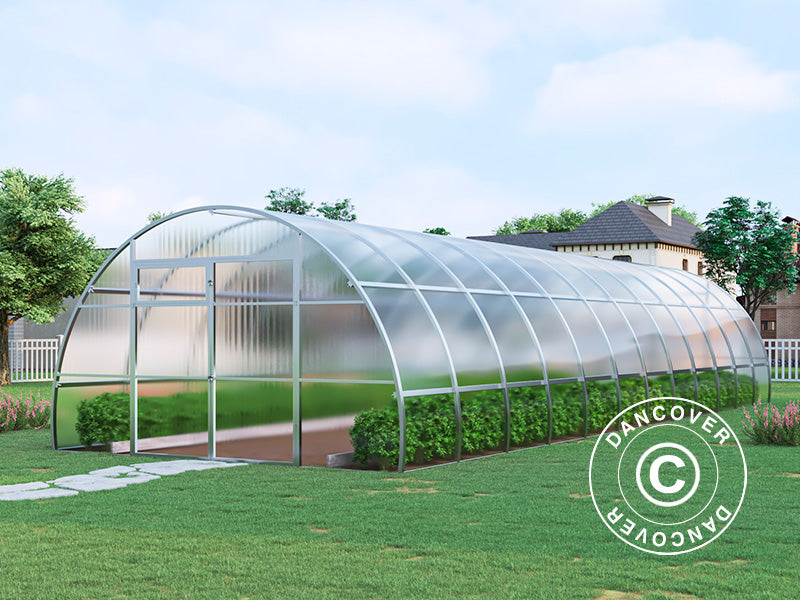 Greenhouse polycarbonate, Strong NOVA 48 m², 4x12 m, Silver