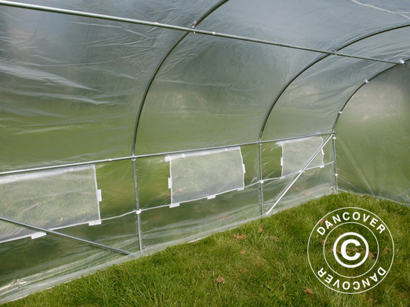 Polytunnel Greenhouse 4x4x2 m, 16 m², Transparent