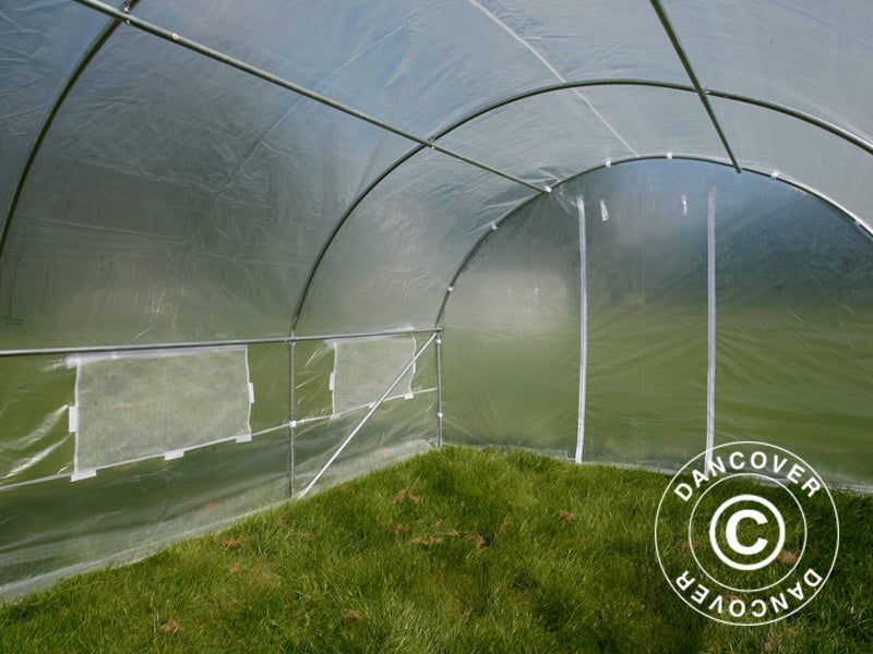 Polytunnel Greenhouse 4x4x2 m, 16 m², Transparent