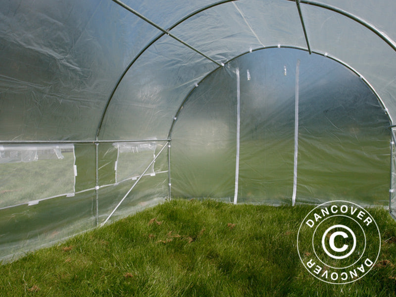 Polytunnel Greenhouse 4x4x2 m, 16 m², Transparent
