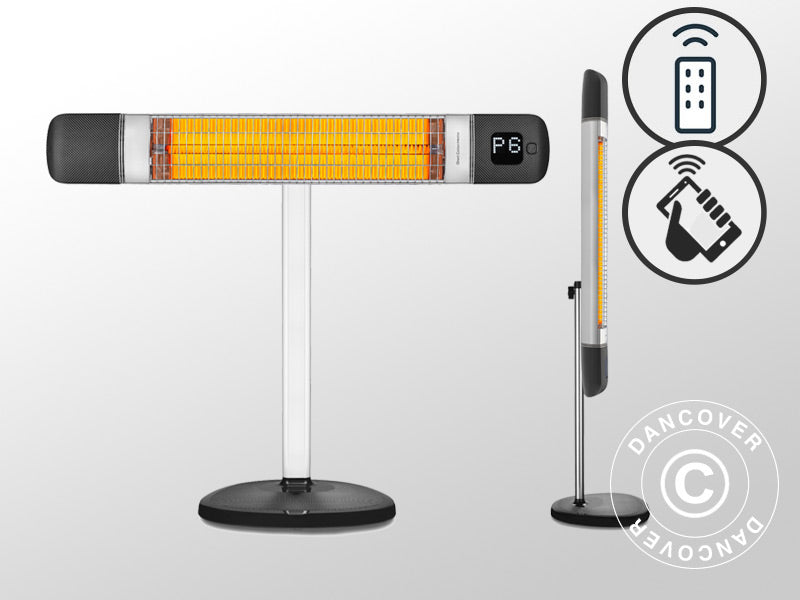 Patio Heater SMART-FR w/RC, 2500 W, Black