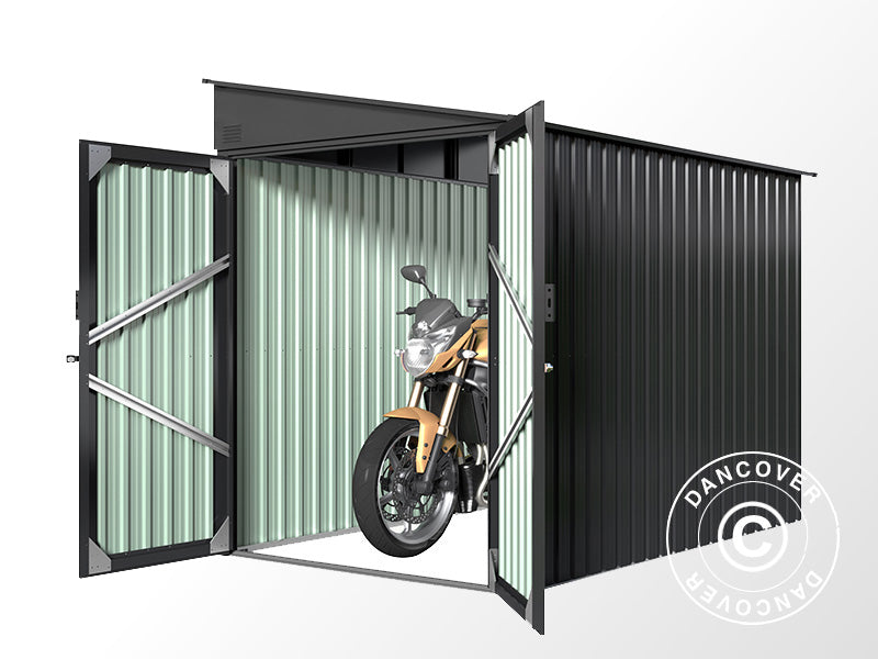 Metal Shed (MC/bikes), 1.7x2.49x2.03 m, 4.25 m², Anthracite