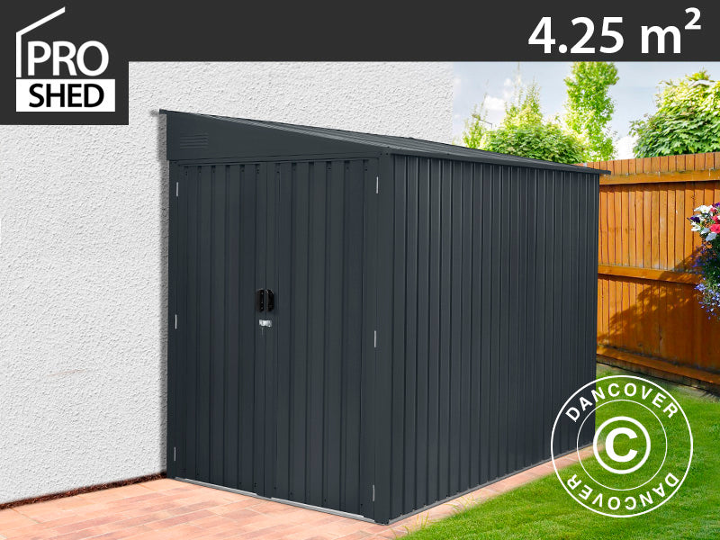 Metal Shed (MC/bikes), 1.7x2.49x2.03 m, 4.25 m², Anthracite