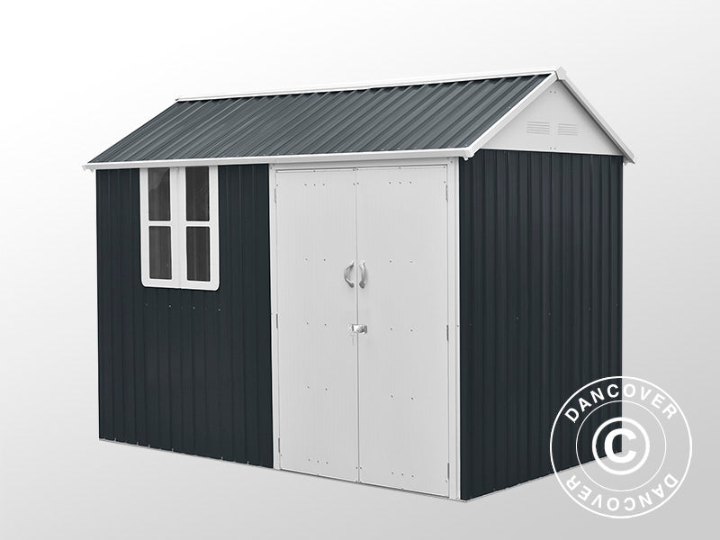 Garden shed, 3.02x1.72x2.29 m, 5.19 m², Anthracite/White