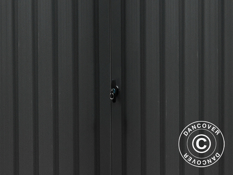 Garden shed w/skylight, 2.04x2.45x2.26 m, 5.0 m², Anthracite