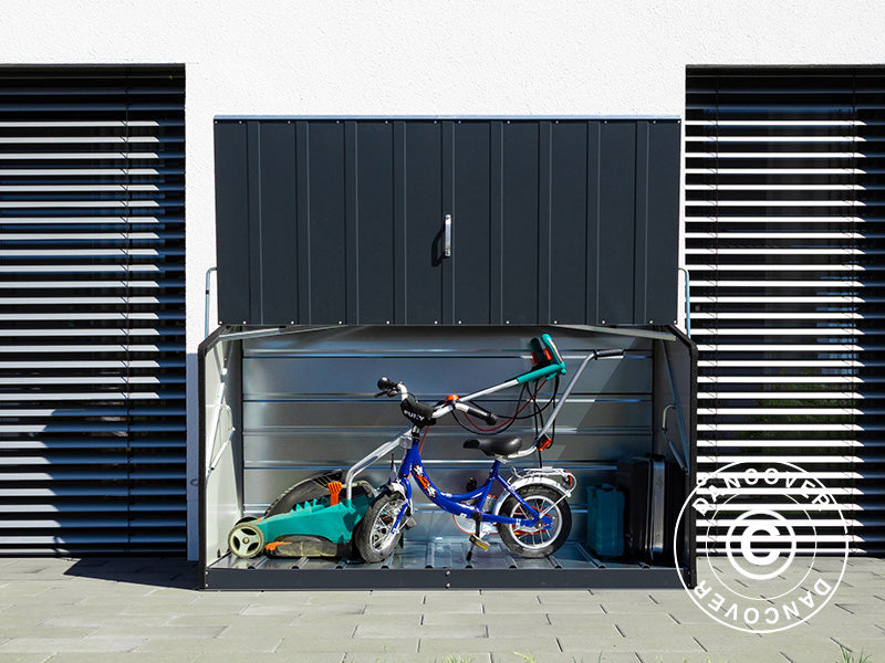 Garden storage box, Storeguard, Trimetals, 1.96x0.89x1.13 m, 1.74 m², Anthracite