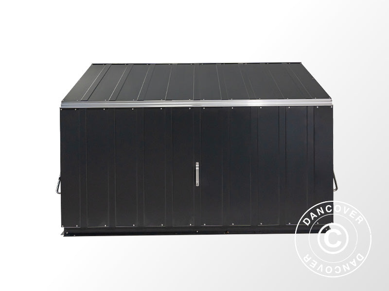 Garden storage box, Storeguard, Trimetals, 1.96x0.89x1.13 m, 1.74 m², Anthracite